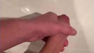 Hot Hung showing off his Huge dick and cum after lessons