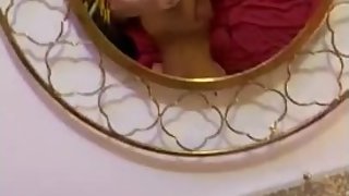 Home alone mirror sex