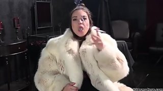 Smoking in fur 2