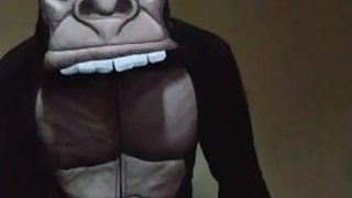 Gorilla Ravages Ebony teen