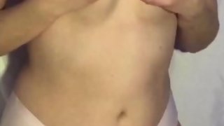 chubby teen shows her tits