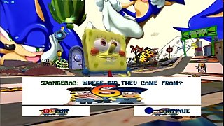 Bang bros play Spongebob battle for bikini bottom