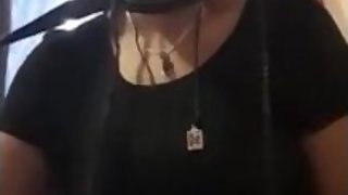 Belt choke and fucking myself