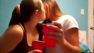 Truth or dare lesbians teen girls kissing and making out