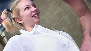 Young Chloe Dior gets fuck up the butt