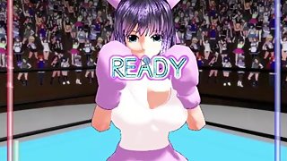 Ultimate Fighting Girl Type B Beaten on Very Hard