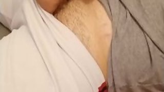 fucking a small cheap sex toy with my big cock