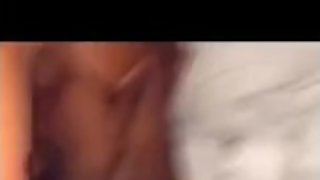 Ebony teen taking huge back shots