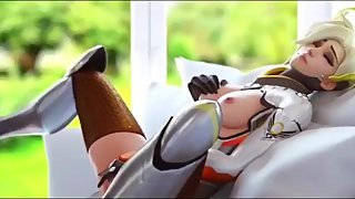 Mercy Masturbates her pussy