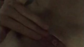 Playing with my tight teen pussy