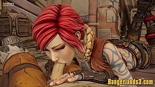 Borderlands blowjob session POV style