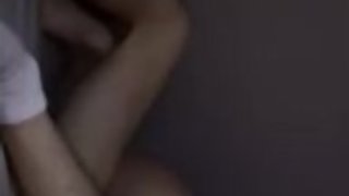 Redhead gets her tight pussy stroked by ex bf