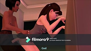 Schoolgirl fucked by hell woman Kali