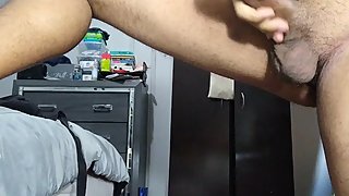 Teen Latin bear top strip tease